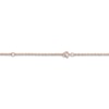 Thumbnail Image 3 of Roman Numeral Date Vertical Tag Necklace 14K Rose Gold 18"