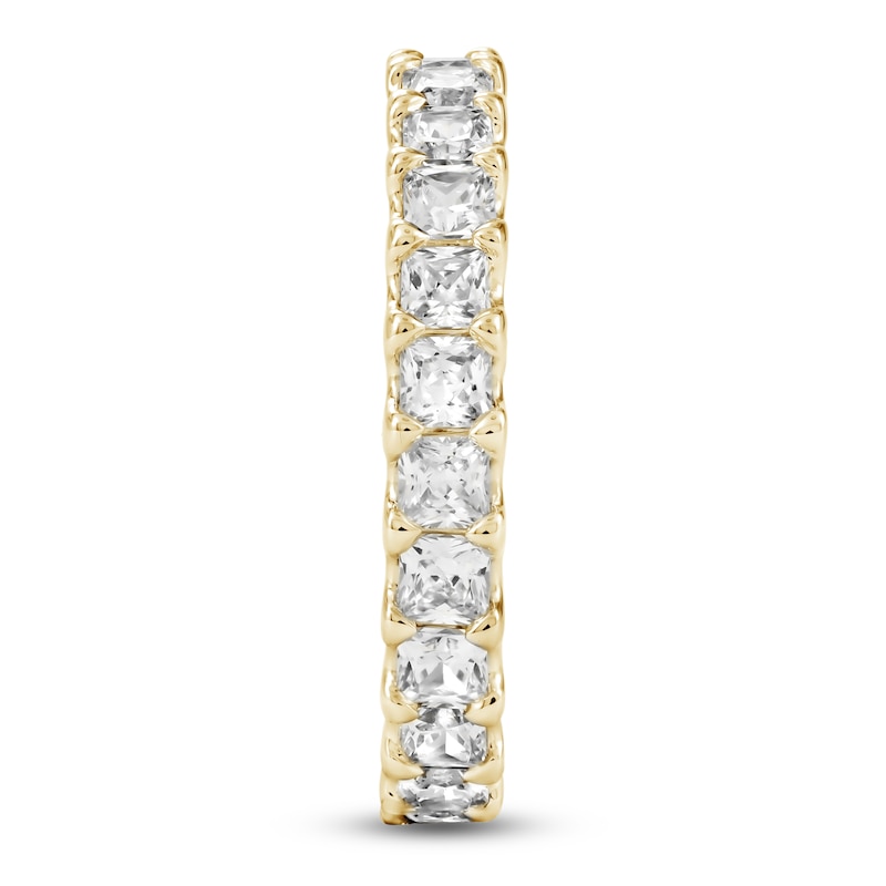 Main Image 3 of Princess-Cut Lab-Grown Diamond Eternity Band 1-5/8 to 2 ct tw 14K Yellow Gold