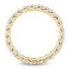 Thumbnail Image 4 of Princess-Cut Lab-Grown Diamond Eternity Band 1-5/8 to 2 ct tw 14K Yellow Gold