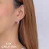 Thumbnail Image 2 of Shy Creation Diamond Hoop Earrings 1/2 ct tw 14K Two-Tone Gold SC55025461