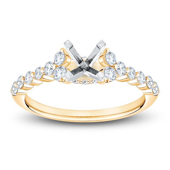 Chosen Certified Diamond Engagement Ring Setting 1/2 ct tw 14K Yellow Gold