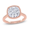 Thumbnail Image 1 of Cushion-Cut Lab-Grown Diamond Engagement Ring 5 ct tw 14K Rose Gold