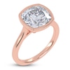 Thumbnail Image 2 of Cushion-Cut Lab-Grown Diamond Engagement Ring 5 ct tw 14K Rose Gold