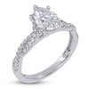 Thumbnail Image 2 of Pear-Shaped Lab-Grown Diamond Engagement Ring 1-1/4 ct tw 14K White Gold