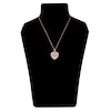 Thumbnail Image 2 of Diamond Heart Necklace 1/4 ct tw Round 14K Rose Gold 18"