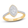 Thumbnail Image 0 of Diamond Engagement Ring 7/8 ct tw Marquise/Round 14K Yellow Gold