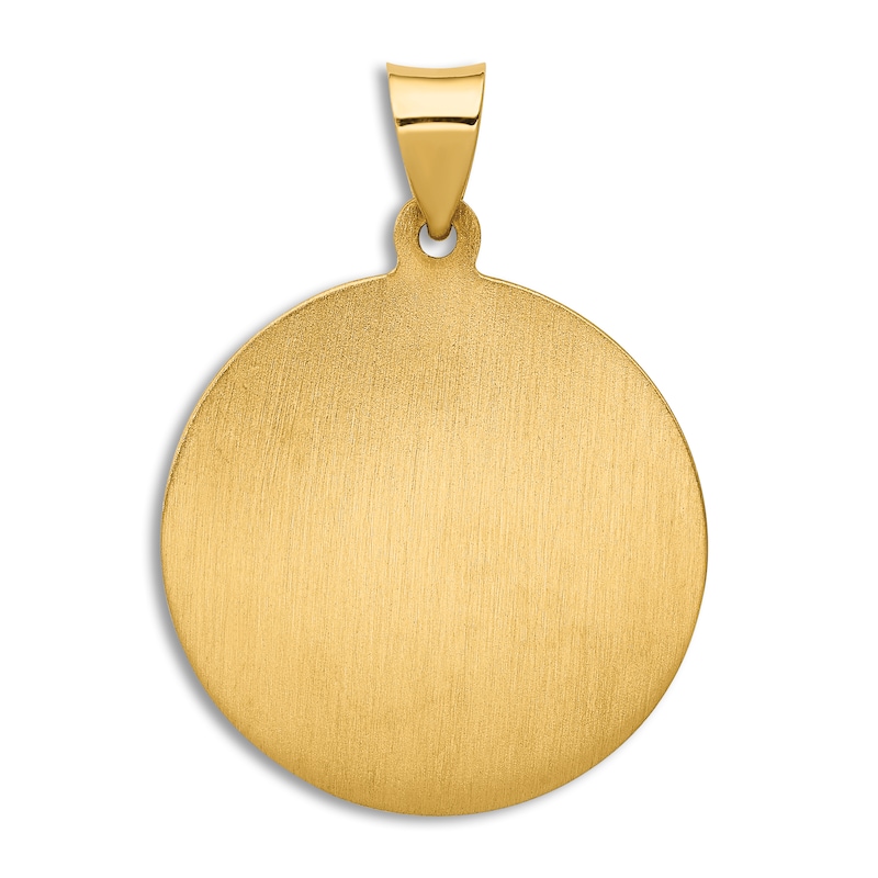 Main Image 2 of Religious Medal Pendant Necklace 14K Yellow Gold 18"