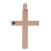 Thumbnail Image 0 of Marco Dal Maso Men's Natural Blue Sapphire Cross Charm Sterling Silver/18K Rose Gold-Plated