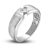 Thumbnail Image 2 of Men's Diamond Anniversary Ring 1/4 ct tw Square-cut 14K White Gold