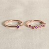 Thumbnail Image 4 of Juliette Maison Natural Ruby Starburst Ring 10K Rose Gold