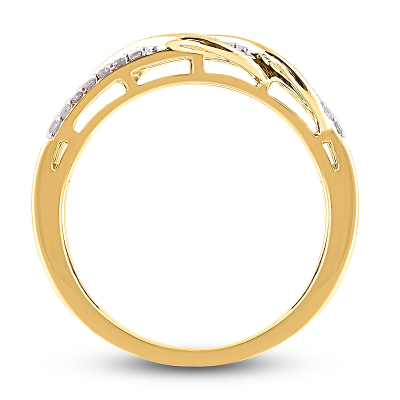 Main Image 2 of Diamond Anniversary Band 1/6 ct tw Round 14K Yellow Gold