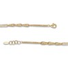 Thumbnail Image 1 of Italia D'Oro Triangle Link Bracelet 14K Yellow Gold 7.5"