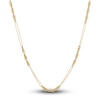 Thumbnail Image 0 of Italia D'Oro Triangle Link Necklace 14K Yellow Gold 17"