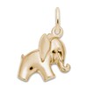 Elephant Charm 14K Yellow Gold
