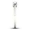 Thumbnail Image 3 of Diamond 5-Stone Anniversary Band 1 ct tw Emerald Platinum