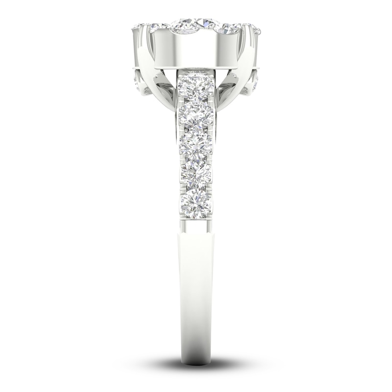 Main Image 3 of Diamond Engagement Ring 2 ct tw Round 14K White Gold