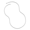 Thumbnail Image 1 of Solid Glitter Rope Necklace 14K White Gold 20" 2.1mm