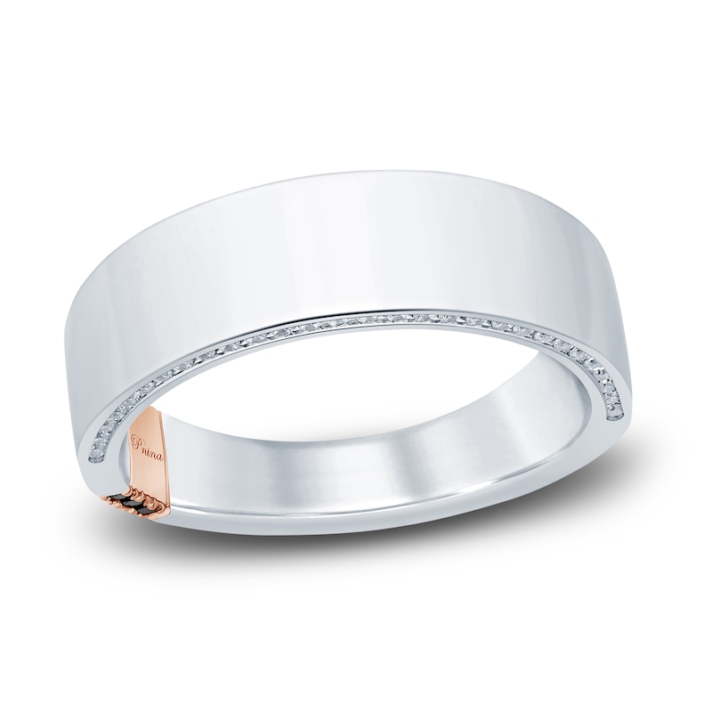 Main Image 1 of Pnina Tornai Men's Diamond Ring 1/4 ct tw Round 14K White Gold