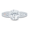 Thumbnail Image 3 of Pnina Tornai Lab-Grown Diamond Engagement Ring 2-1/5 ct tw Oval/Marquise/ Round 14K White Gold