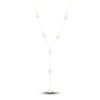 Thumbnail Image 1 of Freshwater Cultured Pearl Station Necklace 14K Yellow Gold 18"