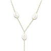 Thumbnail Image 4 of Freshwater Cultured Pearl Station Necklace 14K Yellow Gold 18"
