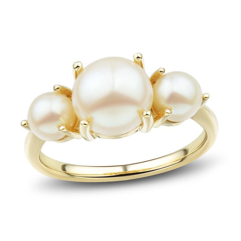 Main Image 1 of Freshwater Cultured Pearl Ring 14K Yellow Gold 8-8.5mm
