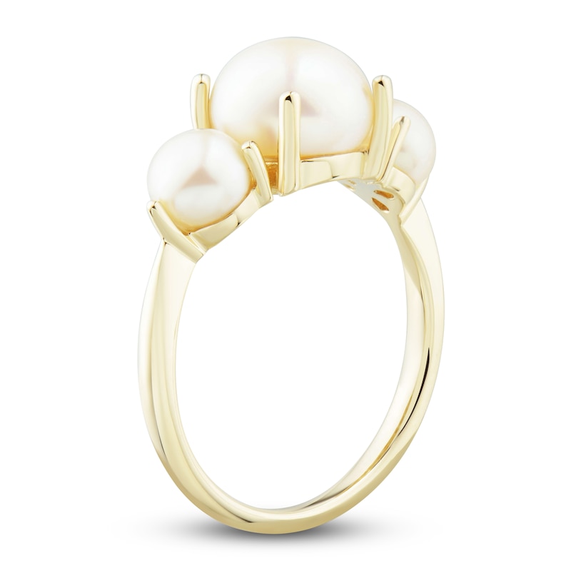 Freshwater Cultured Pearl Ring 14K Yellow Gold 8-8.5mm