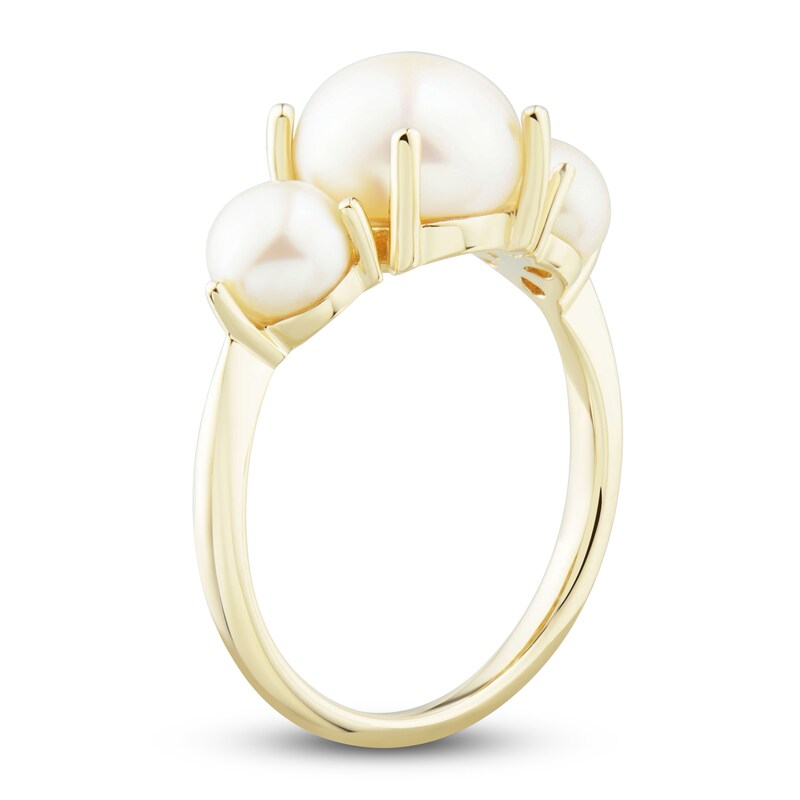 Main Image 2 of Freshwater Cultured Pearl Ring 14K Yellow Gold 8-8.5mm
