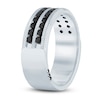 Thumbnail Image 2 of Pnina Tornai Men's Black Diamond Wedding Ring 1 ct tw Round 14K White Gold