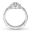 Thumbnail Image 2 of Diamond Anniversary Enhancer Band 1/2 ct tw Round 14K White Gold