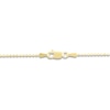 Thumbnail Image 3 of Solid Diamond-Cut Beaded Chain Necklace 14K Yellow Gold 18" 1.1mm