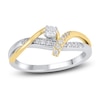 Thumbnail Image 0 of Diamond Promise Ring 1/5 ct tw Round 14K Two-Tone Gold