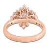 Thumbnail Image 3 of Round & Marquise-Cut Diamond Cluster Ring 1 ct tw 14K Rose Gold