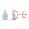 Thumbnail Image 1 of Pear-Shaped Lab-Grown Diamond Solitaire Stud Earrings 5 ct tw 14K Rose Gold (F/SI2)