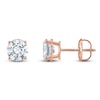Thumbnail Image 1 of Round-Cut Lab-Grown Diamond Solitaire Stud Earrings 1 ct tw 14K Rose Gold (F/SI2)