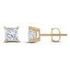 Thumbnail Image 1 of Princess-Cut Diamond Solitaire Stud Earrings 3/4 ct tw 14K Yellow Gold (I/I2)