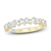 Thumbnail Image 1 of Lab-Grown Diamond Pnina Tornai Pear-Shaped Heart Anniversary Ring 1 ct tw 14K Yellow Gold