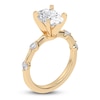 Thumbnail Image 2 of Lab-Grown Diamond Oval-Cut Engagement Ring 2-1/4 ct tw 14K Yellow Gold