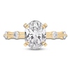 Thumbnail Image 3 of Lab-Grown Diamond Oval-Cut Engagement Ring 2-1/4 ct tw 14K Yellow Gold