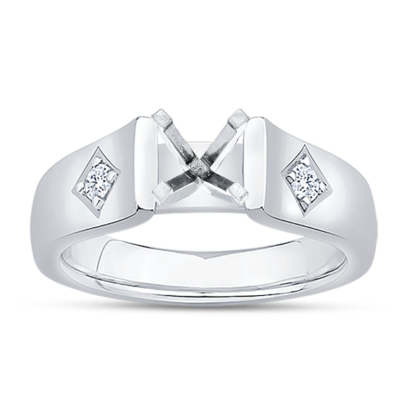 Chosen Certified Diamond Engagement Ring Setting 1/10 ct tw Platinum