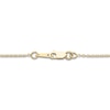 Thumbnail Image 3 of Heart-Shaped Lab-Created Emerald "Mama" Necklace 10K Yellow Gold 18"
