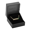 Thumbnail Image 4 of Heart-Shaped Lab-Created Emerald "Mama" Necklace 10K Yellow Gold 18"