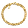 Thumbnail Image 2 of Blue Nile X Jared Fancy Oval Link Bracelet 14K Yellow Gold 7.5"