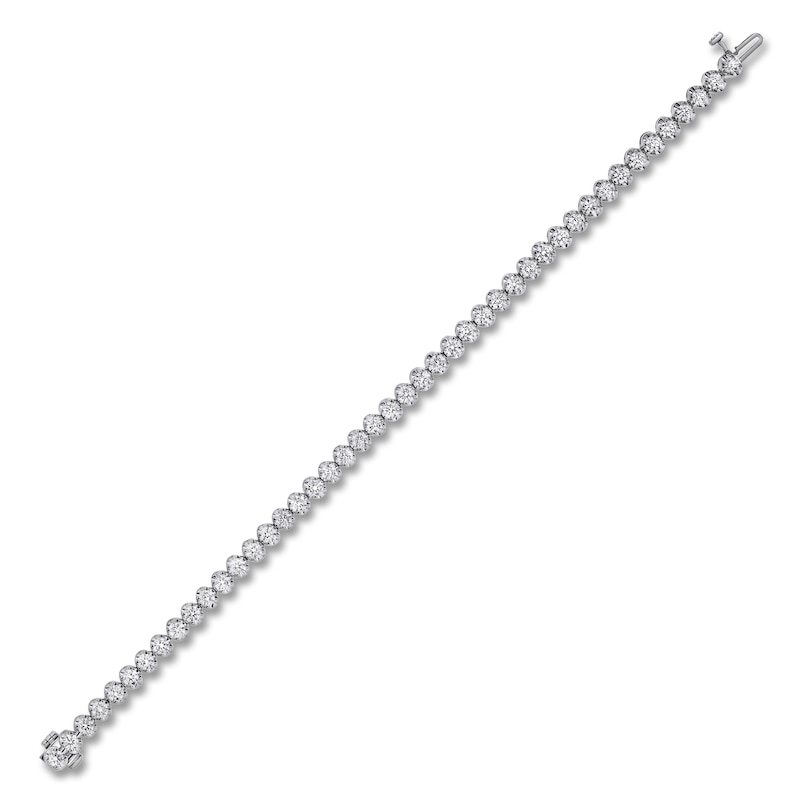 Main Image 2 of Blue Nile X Jared Diamond Tennis Bracelet 5 ct tw 14K White Gold 7"