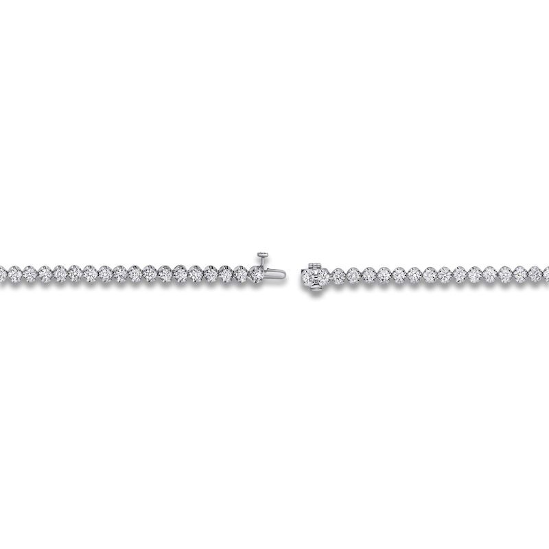 Main Image 3 of Blue Nile X Jared Diamond Tennis Bracelet 5 ct tw 14K White Gold 7"
