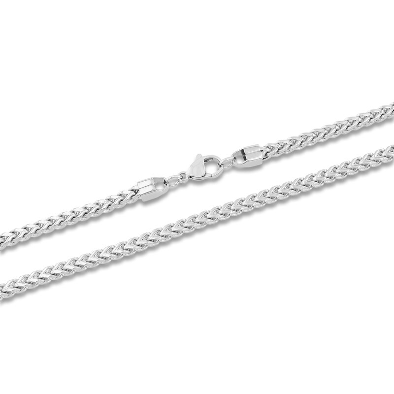 Franco Chain Necklace 3mm Stainless Steel 24"