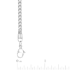 Thumbnail Image 4 of Franco Chain Necklace 3mm Stainless Steel 24"