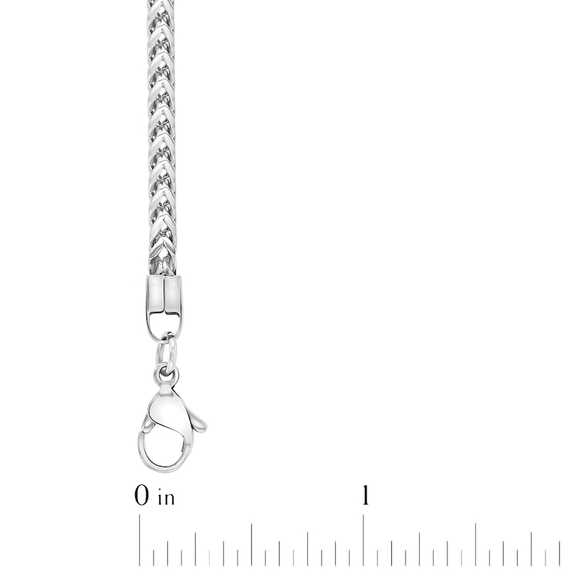 Main Image 4 of Franco Chain Necklace 3mm Stainless Steel 24"