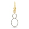 Thumbnail Image 1 of Charm'd by Lulu Frost Diamond Number 8 Charm 1/8 ct tw Pavé Round 10K Yellow Gold
