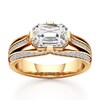 Thumbnail Image 1 of J'Lure Lab-Grown Diamond Imperial-Emerald Step-Cut Engagement Ring 2-3/8 ct tw 18K Yellow Gold